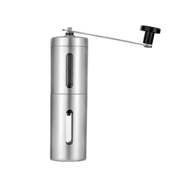 Coffee Bean Grinder Portable Wood Grain Stainless Steel Crank Hand Hand Coffee Grinder Kitchen Tool Grinder – Image 10